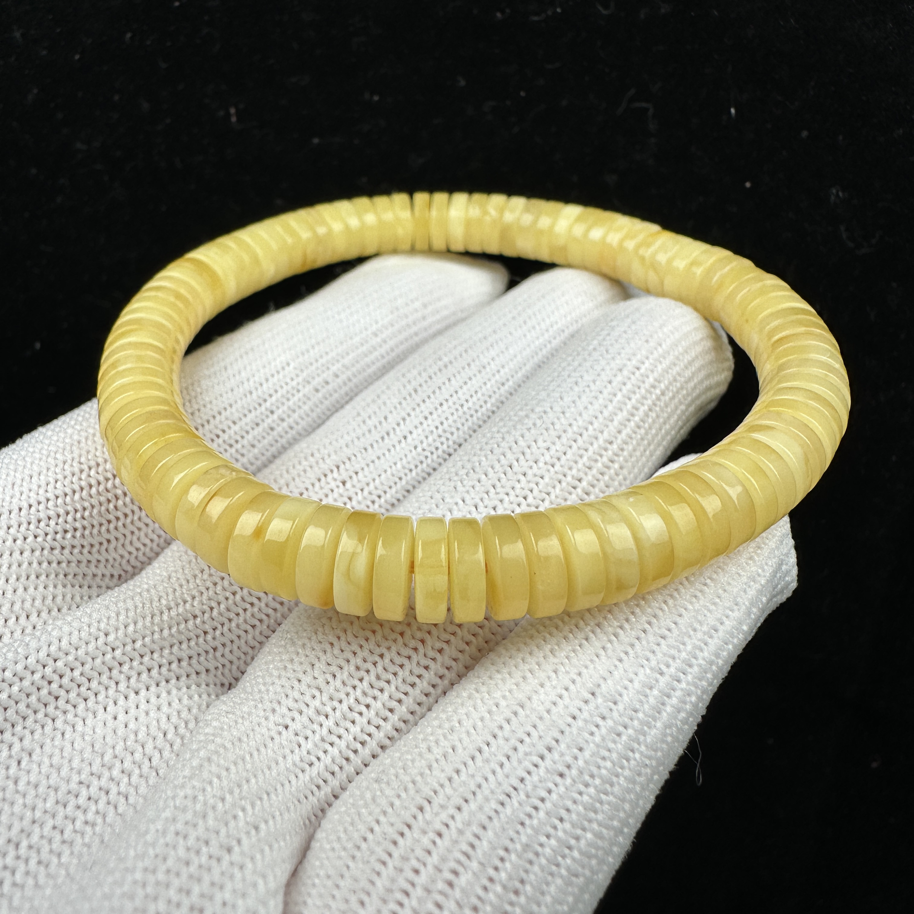 G1453天然蜜蜡药片 7.6mm 8.5克