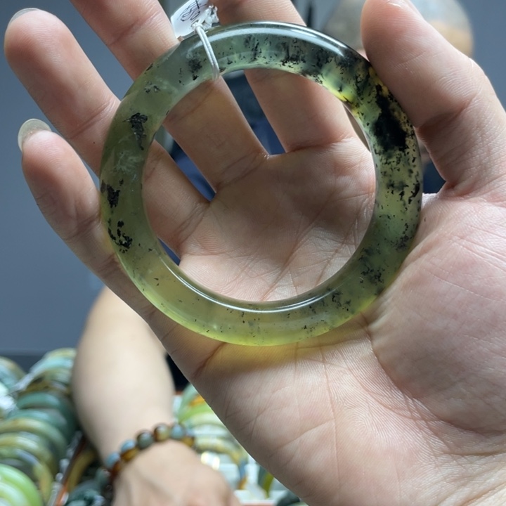 蛇纹石玉合金手镯