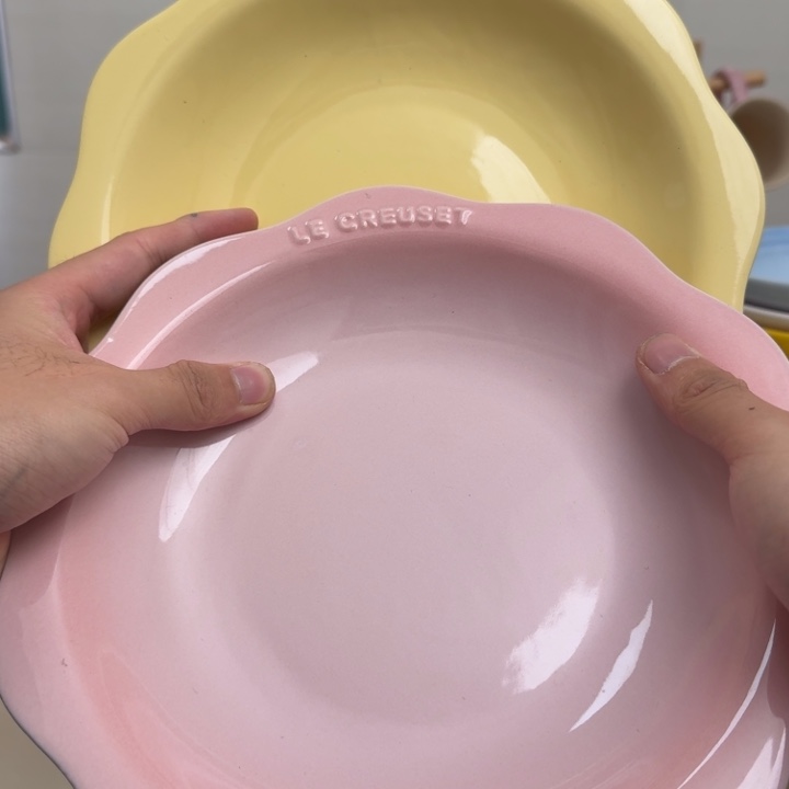 瓷片微瑕2个9英寸花韵盘