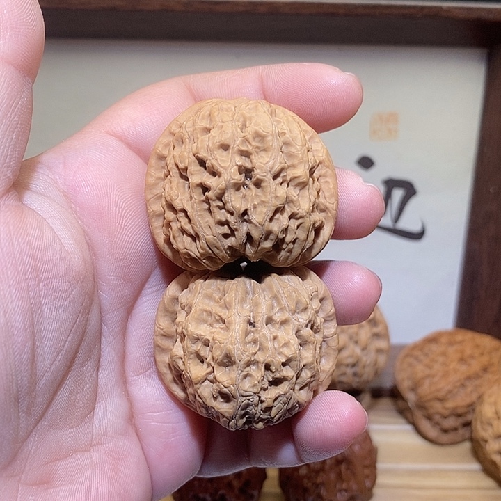 文玩核桃把件38蓟县野生地雷