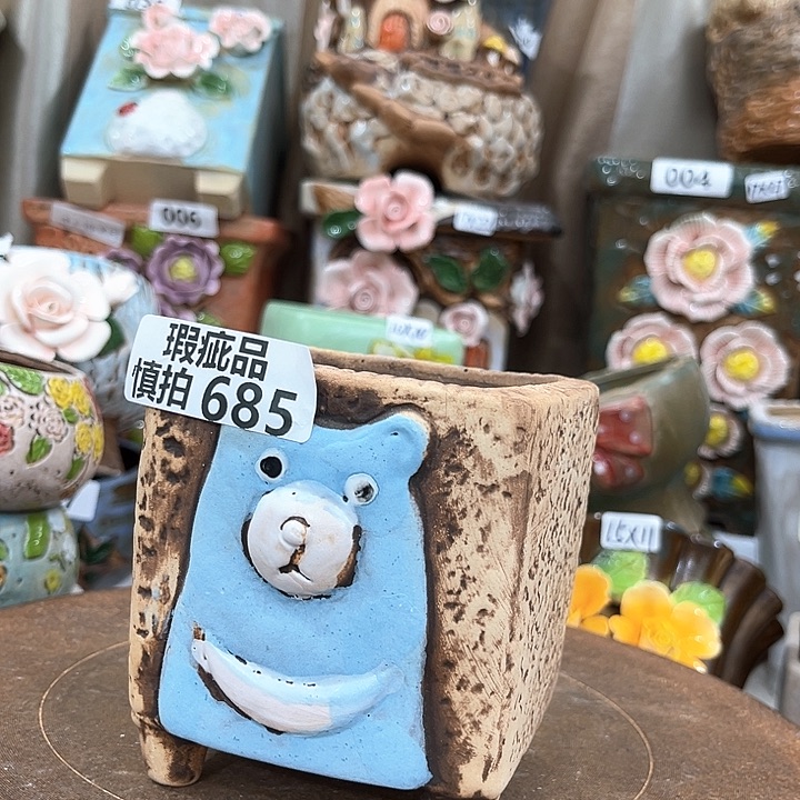 红陶粗陶多肉花盆