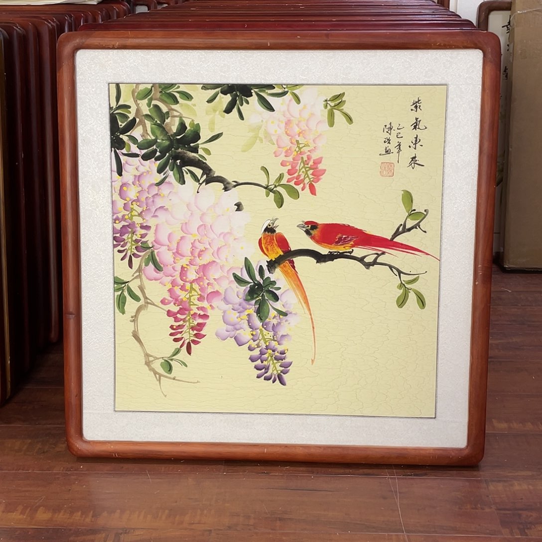 国画带框尺寸63*63厘米