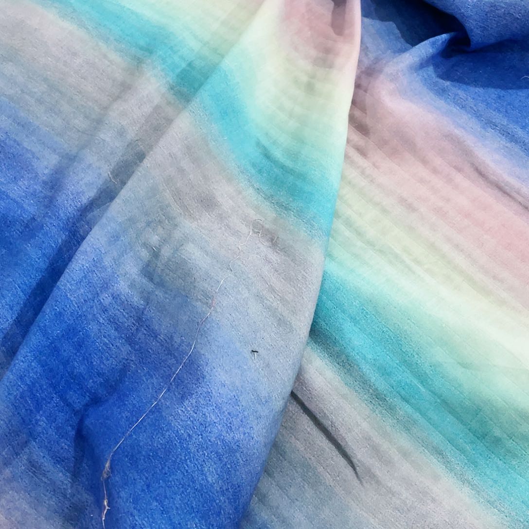 一米价纯棉双层纱1.4米宽果子布地卷