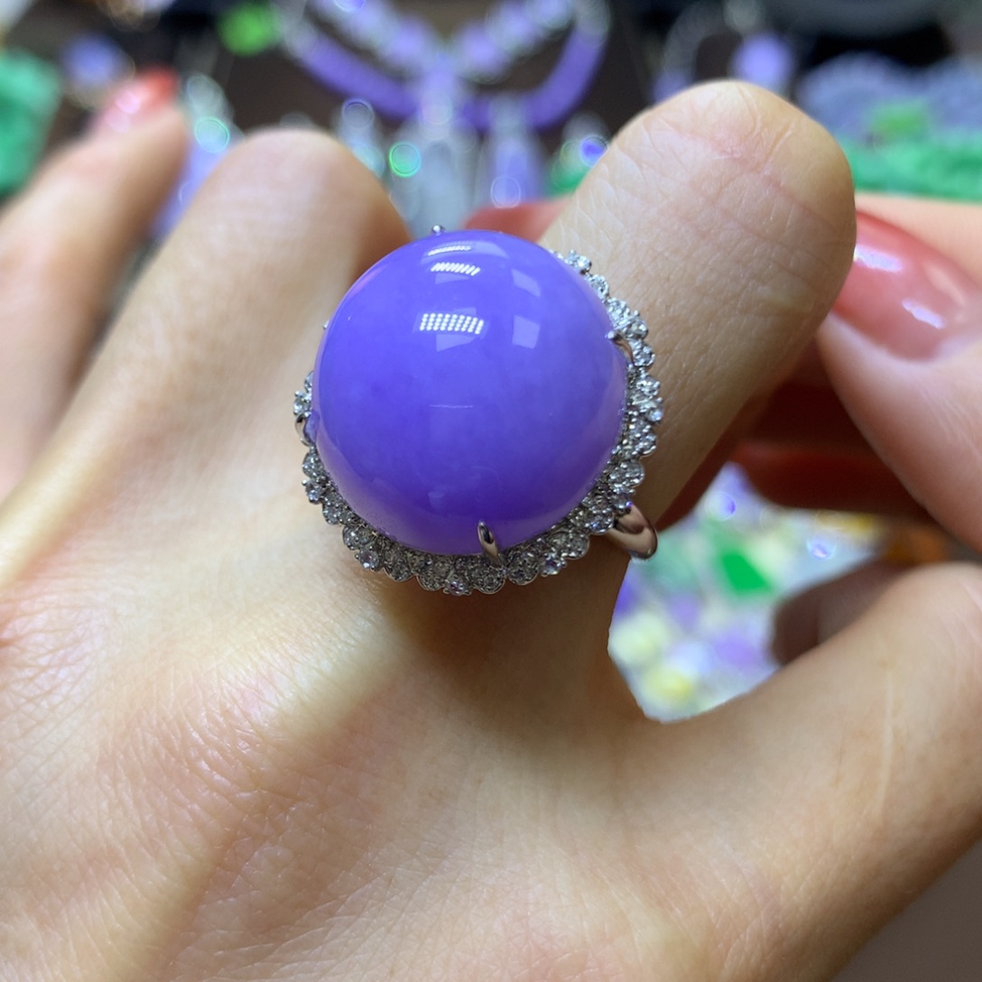 【闪购商品】翡翠颈饰18K金镶嵌翡翠