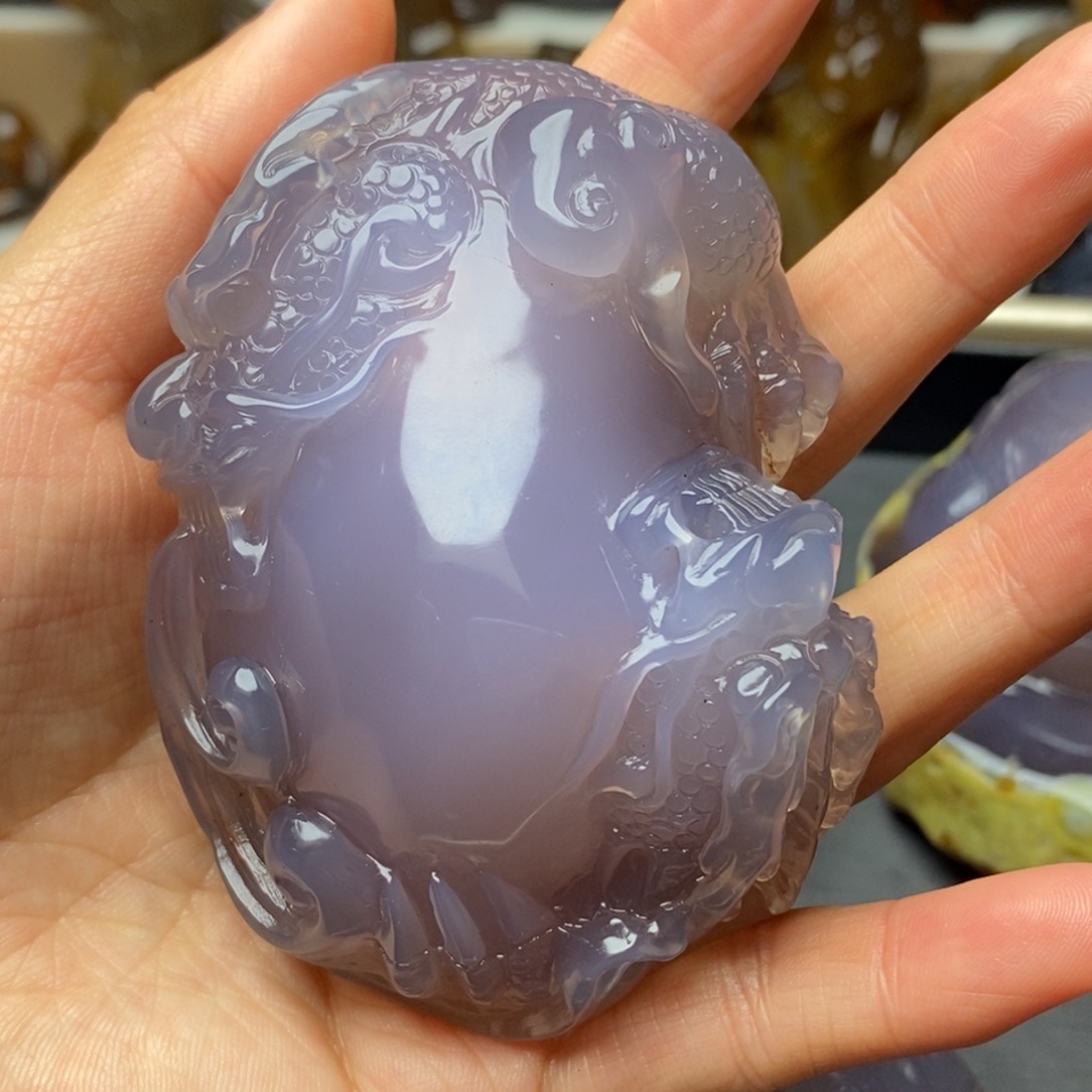 风****玛瑙/玉髓未镶嵌摆件