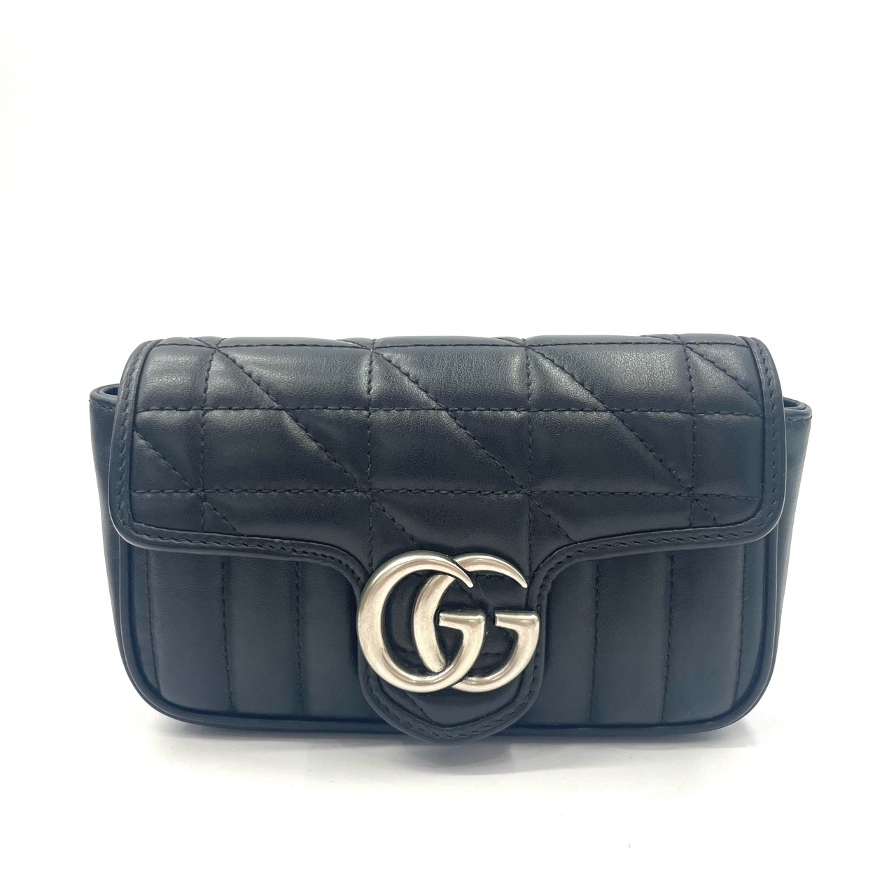 95新 GUCCI/古驰 98新 GG Marmont 系列 马蒙 单肩斜挎包