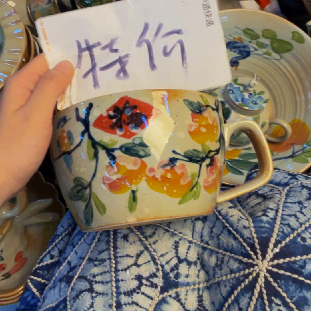 瓷片景德镇陶瓷手工手绘