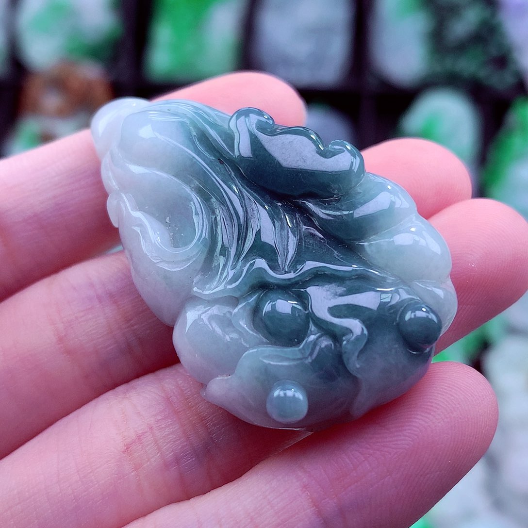 翡翠未镶嵌颈饰天然