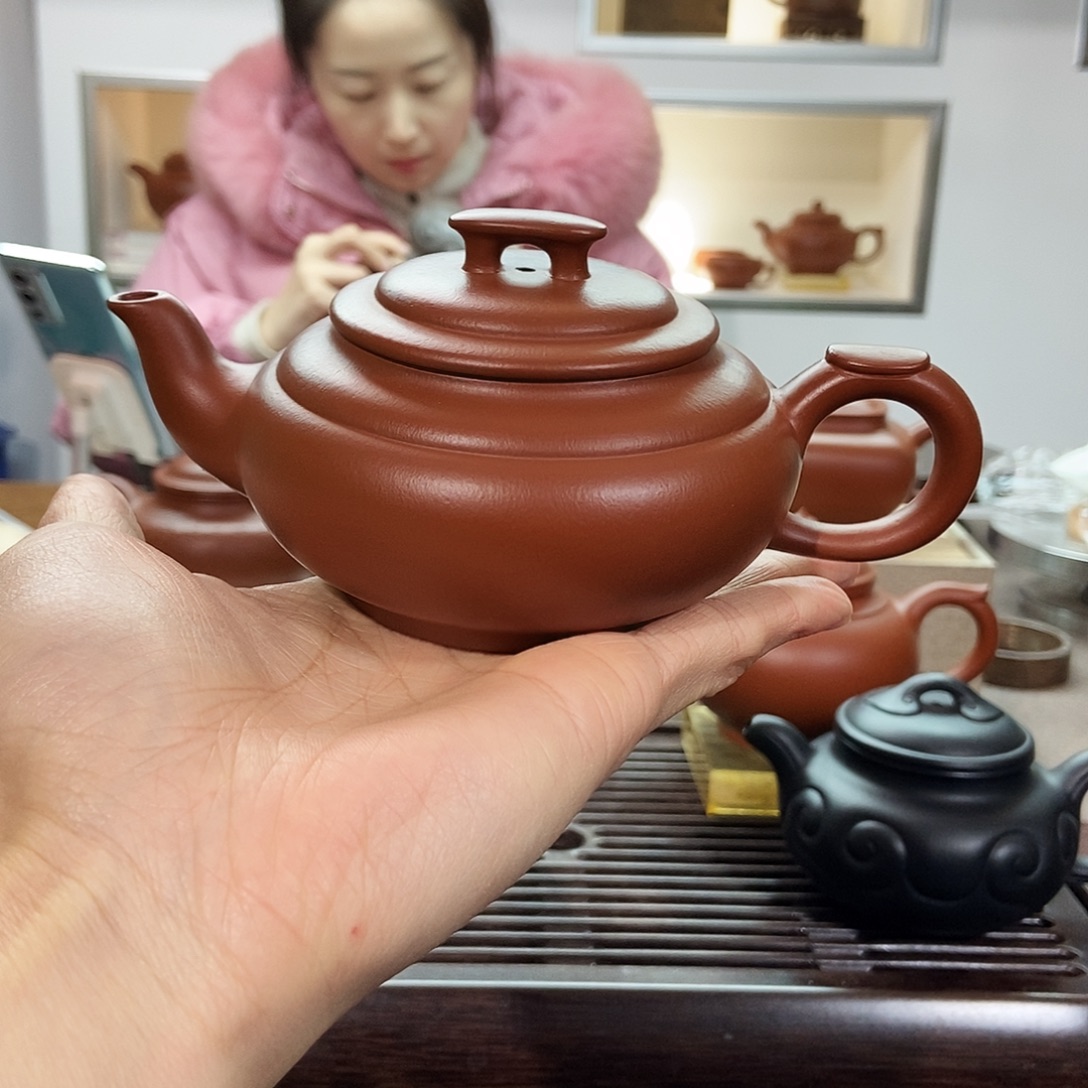 茶壶紫砂朱泥上新桥210cc