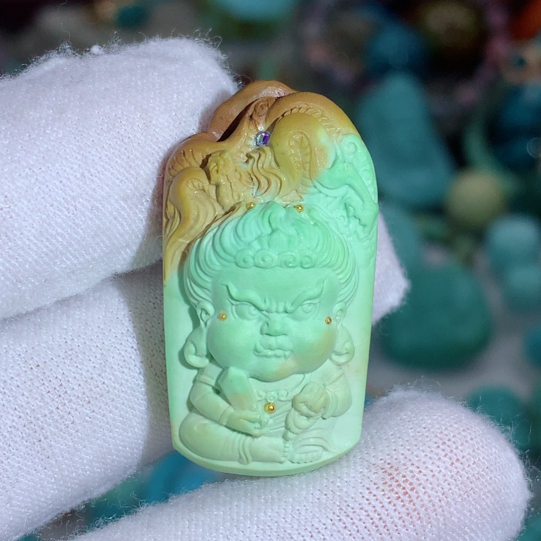 绿松石珠宝奇石未镶嵌