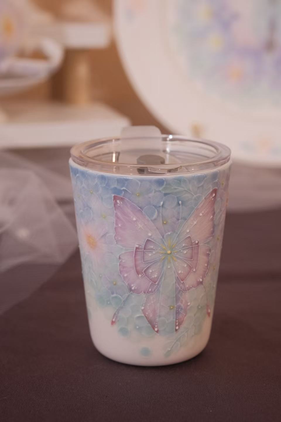 树七老师 繁花濑户烧 随行杯