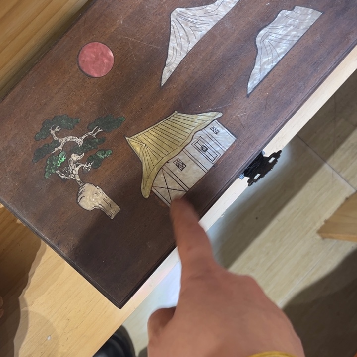 木中古工艺品摆件