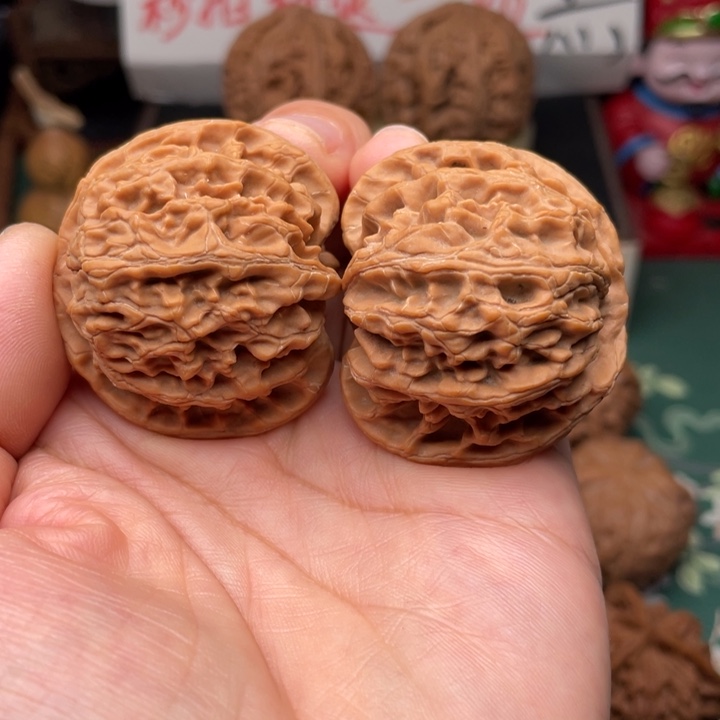 【闪购商品】把件文玩核桃41全品苹果园