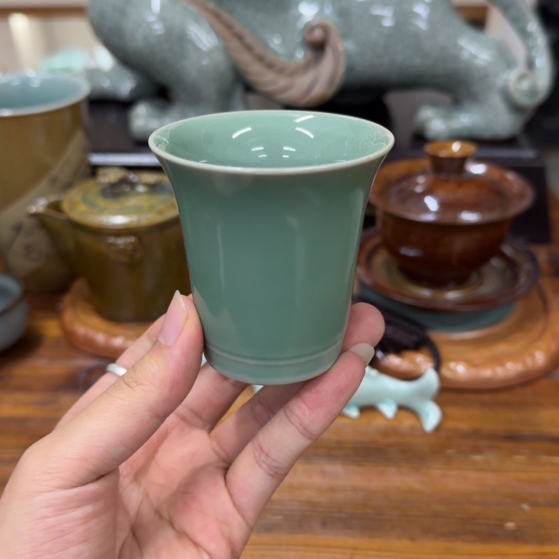 龙泉青瓷茶具微瑕9600