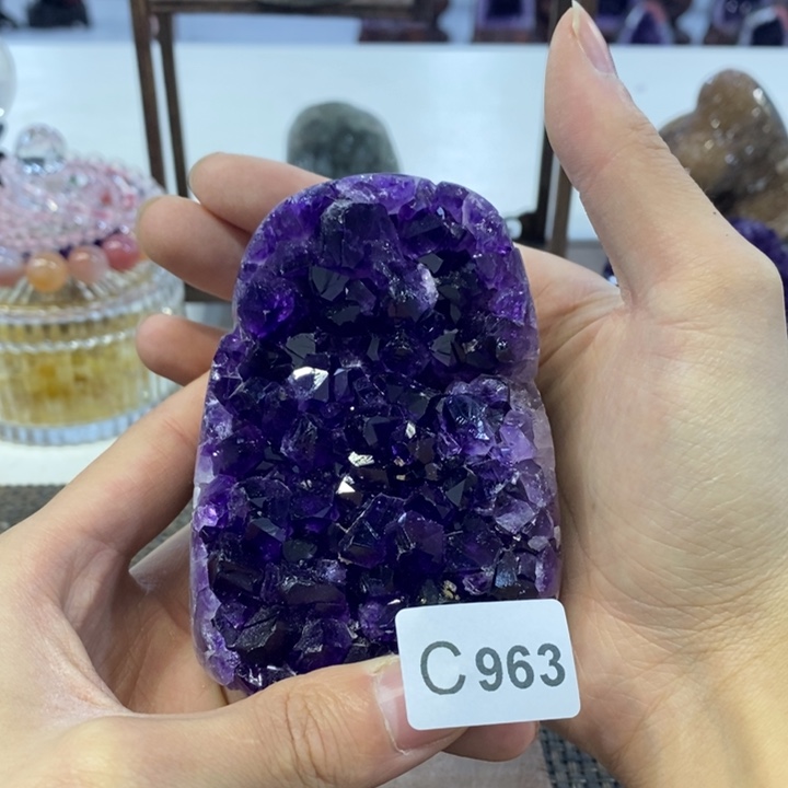 紫晶摆件摆件未镶嵌