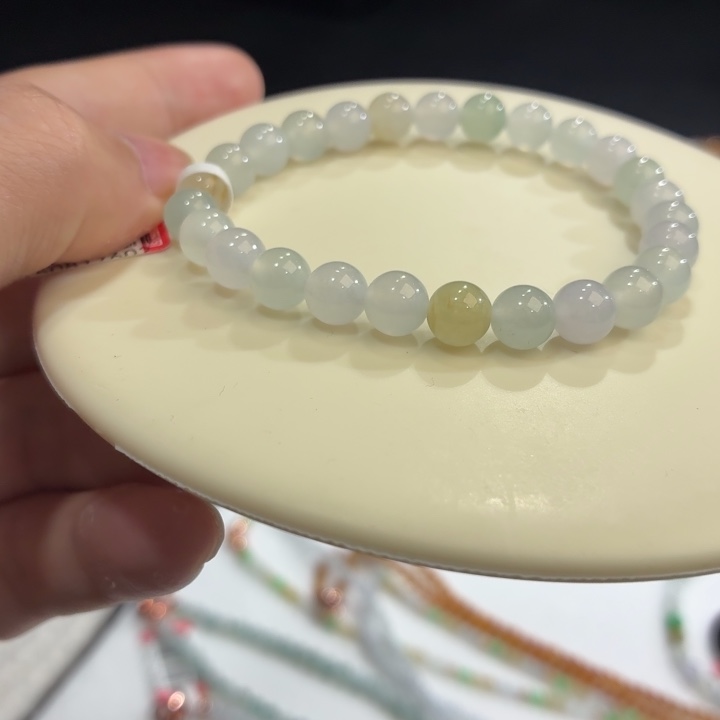 翡翠未镶嵌手链卡7