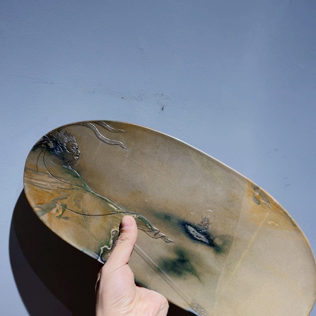 孙悟空手工雕刻36公分干泡台