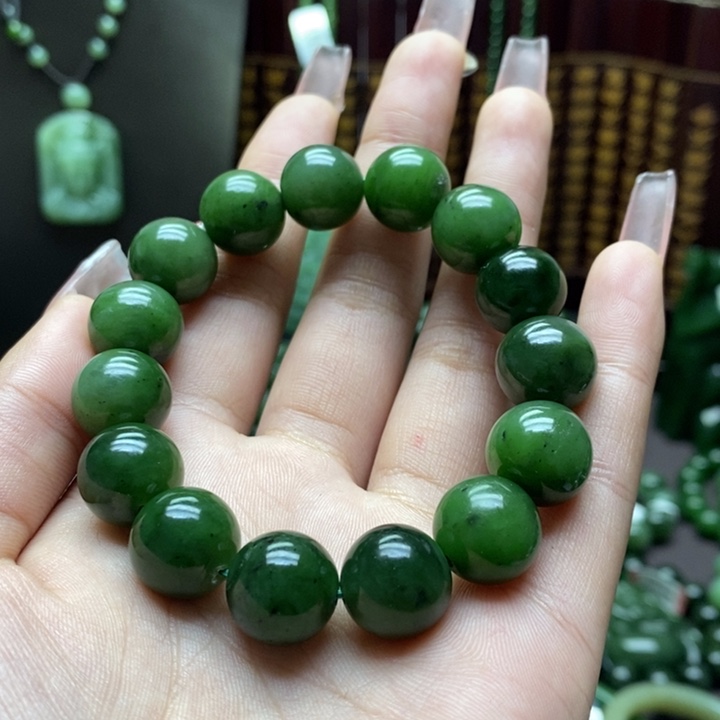 和田玉手串未镶嵌