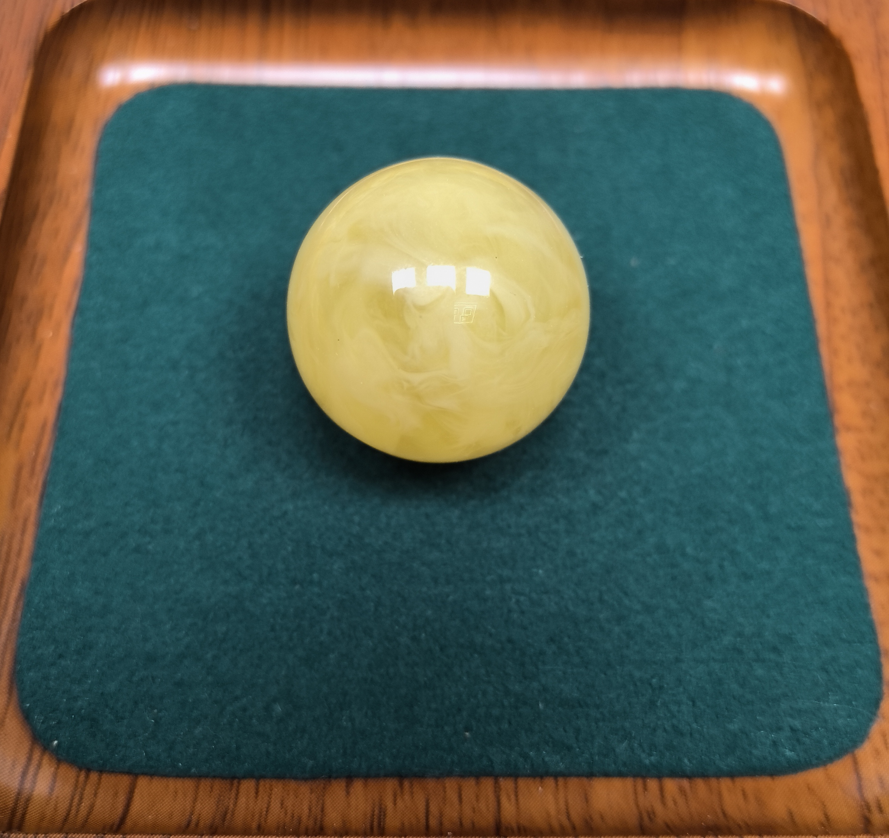 仿琥珀云纹虎皮圆珠16mm.04