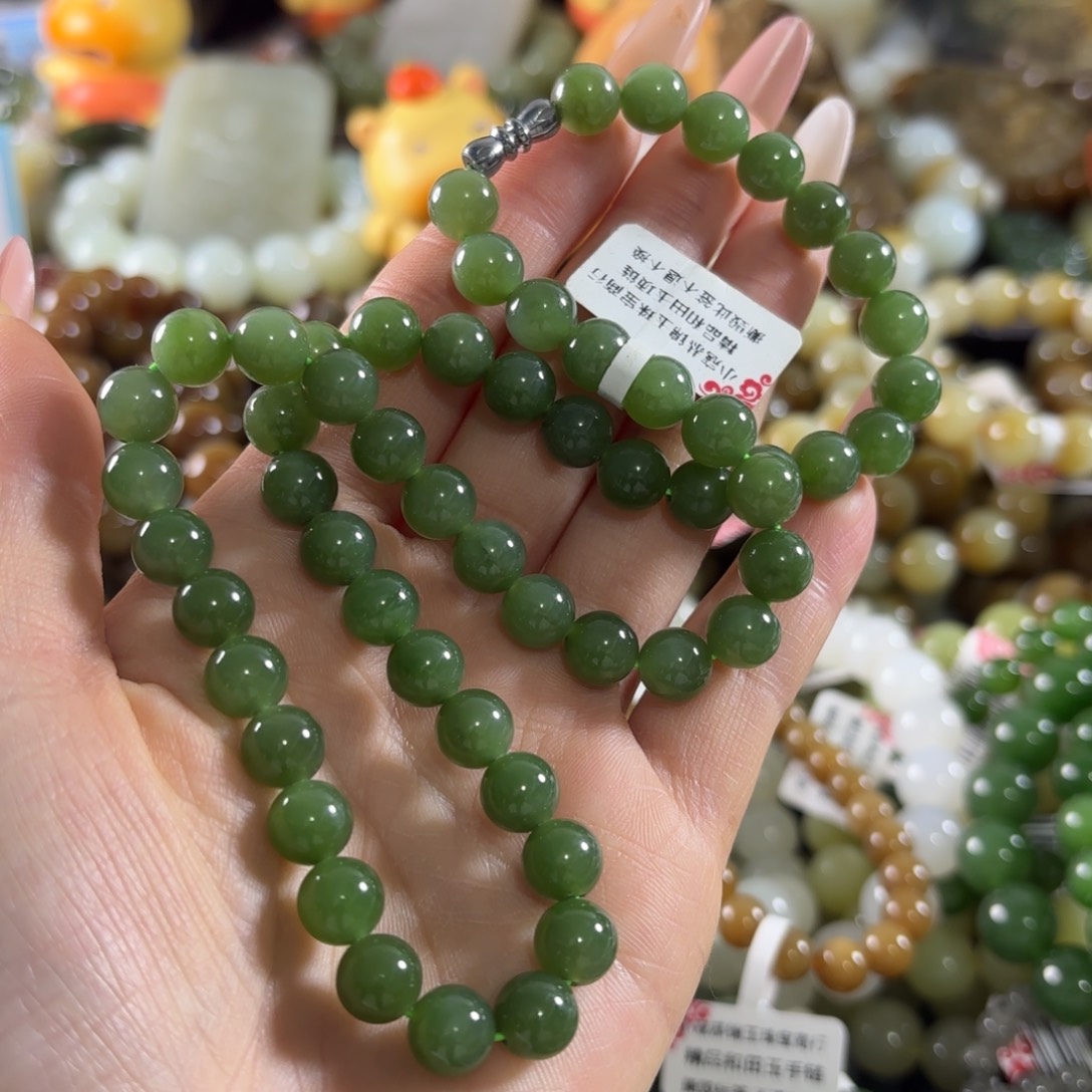 和田玉未镶嵌手链331