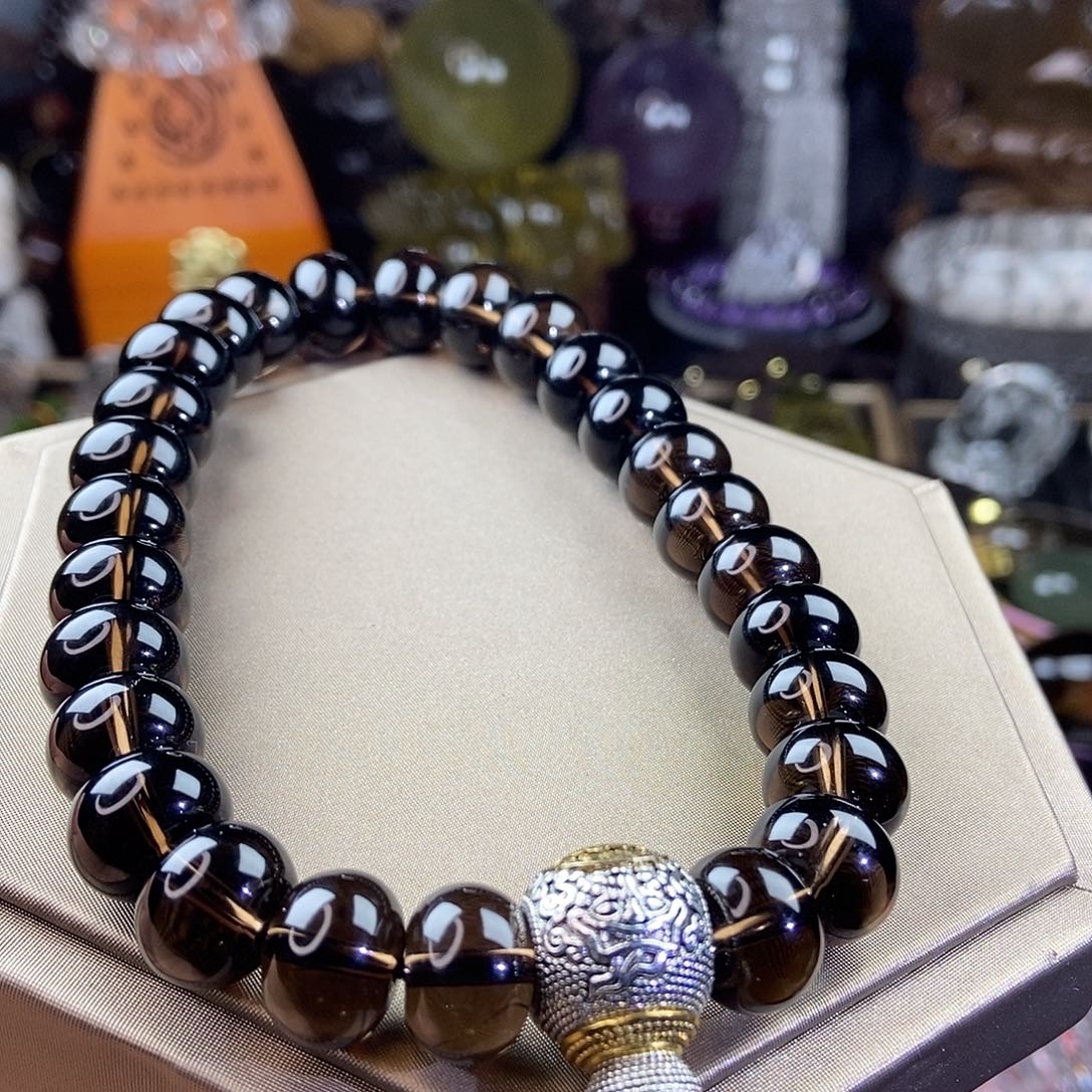 水晶套链未镶嵌27子手持