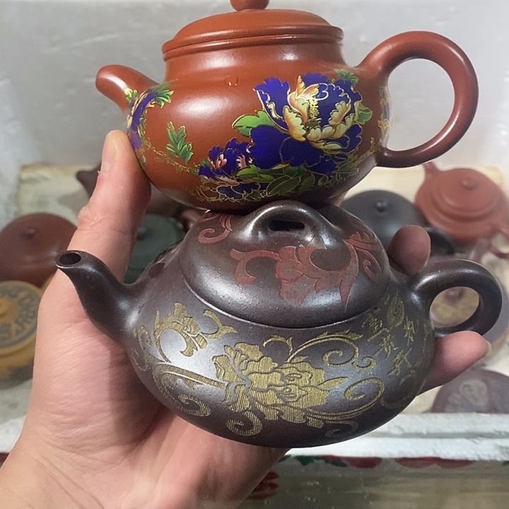 茶壶紫砂李**?紫砂茶壶