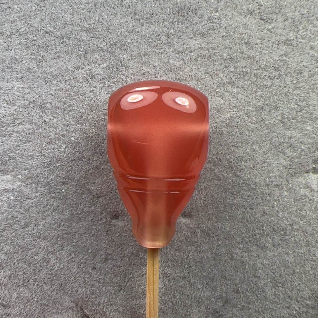 未镶嵌12.8mm三通南红玛瑙