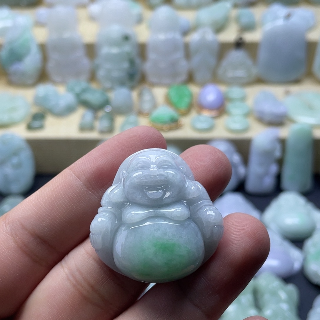 颈饰未镶嵌翡翠纯天然翡翠