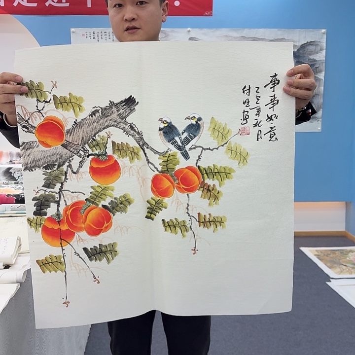国画手绘国画作品