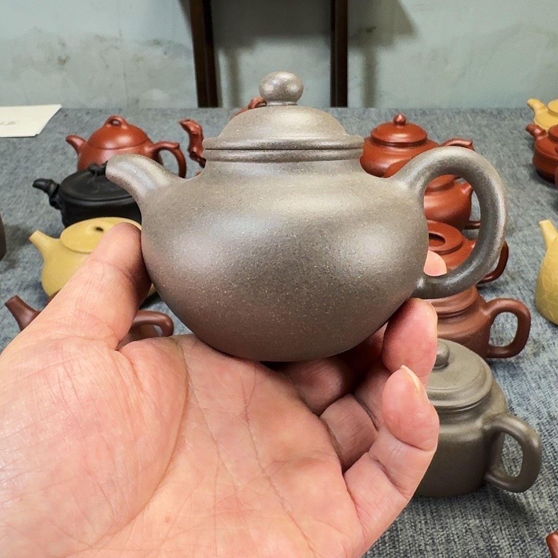 茶壶紫砂全手工紫砂壶掇球