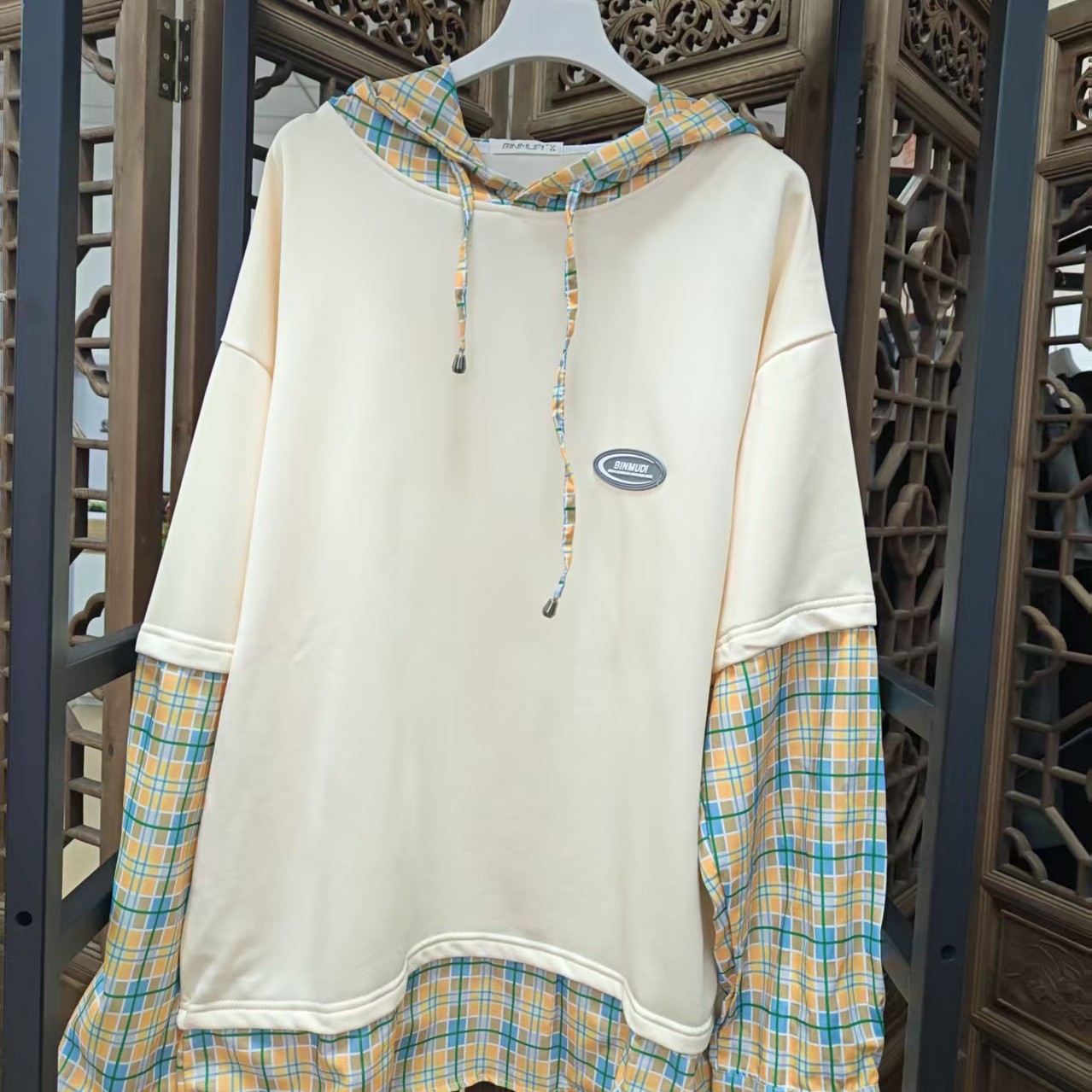 160拼接套头春季假两件套(130斤可穿)默认微瑕无运费险