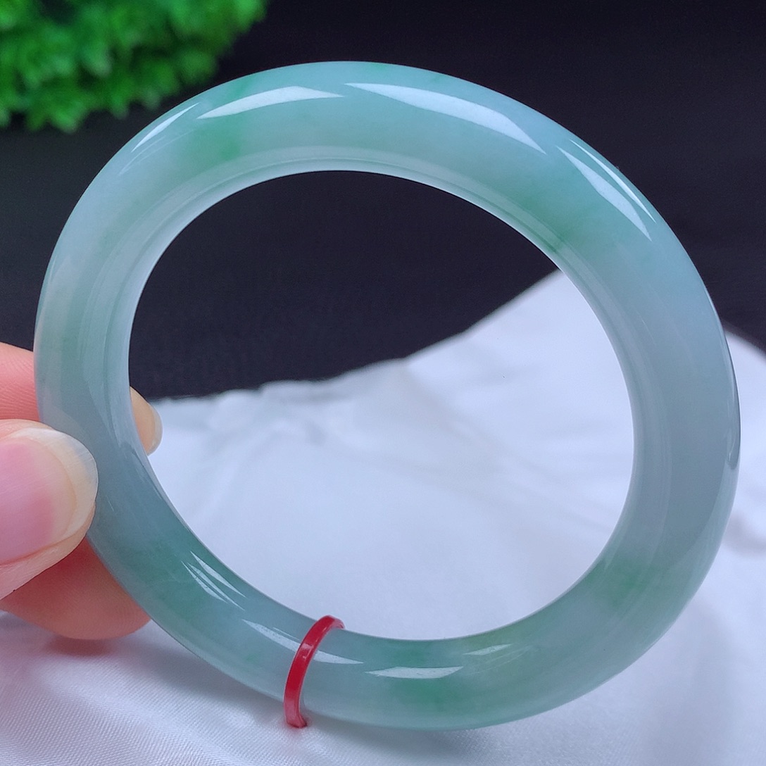 翡翠未镶嵌手镯55圈432701