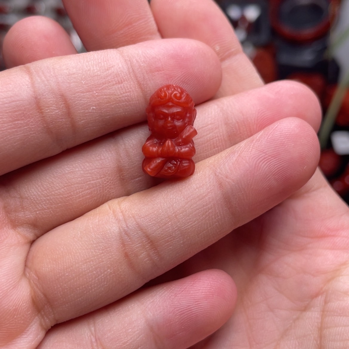 【闪购商品】未镶嵌悟空南红玛瑙
