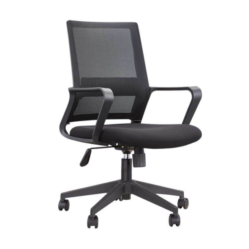 电脑椅舒适弓形家用经济型办公椅职员靠背椅升降转椅会客椅会议椅