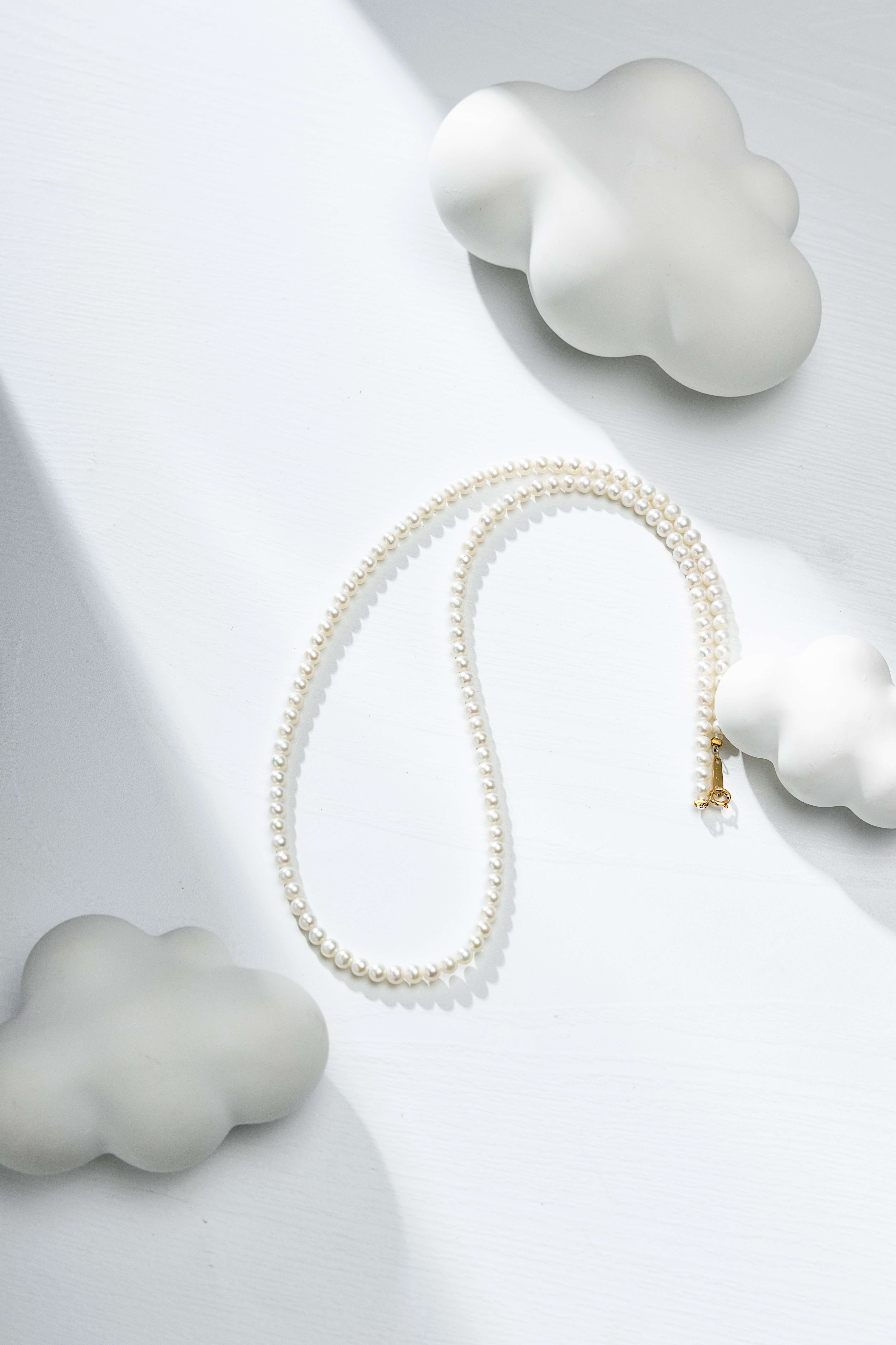 淡水珍珠项链-18K金-约卡3mm-XT118-BK|BZZ2