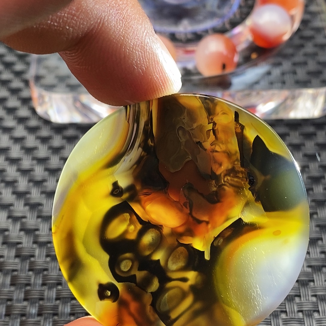 玛瑙/玉髓未镶嵌吊坠(不含链)1013