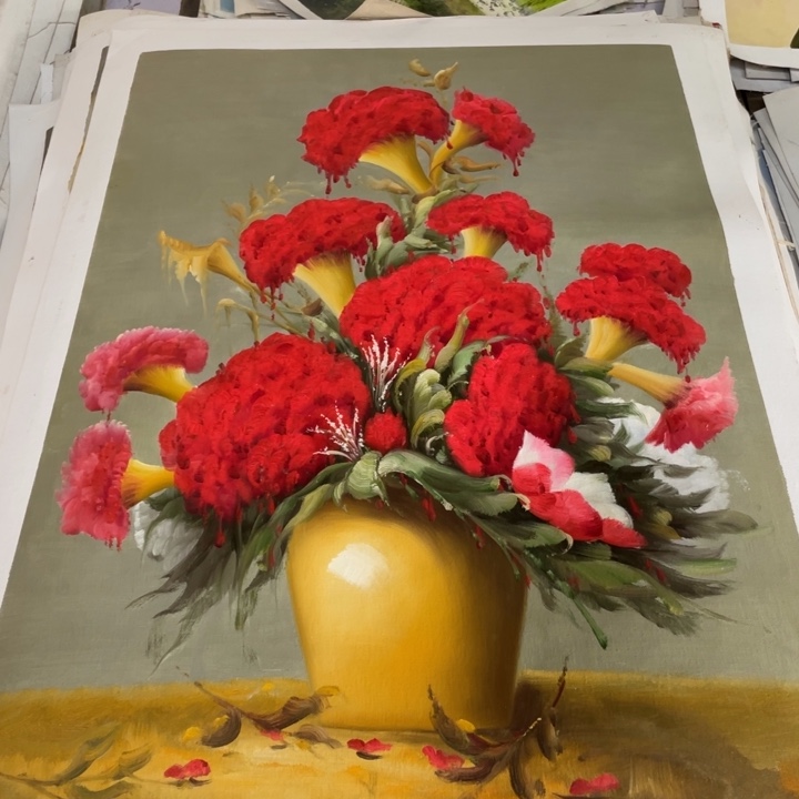 油画油画作品入选作品6090