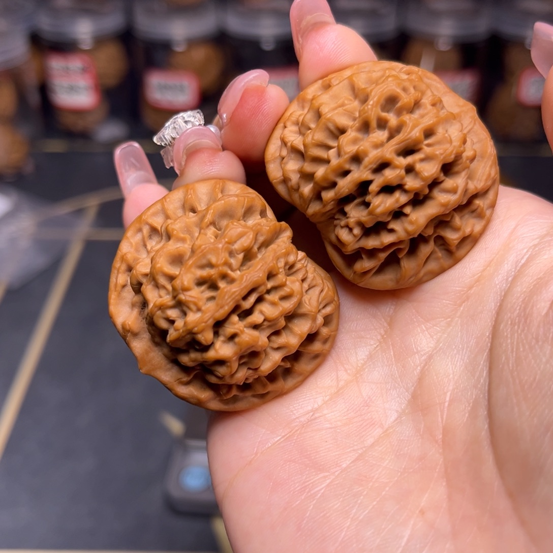 吊坠文玩核桃全品秦闷40.8