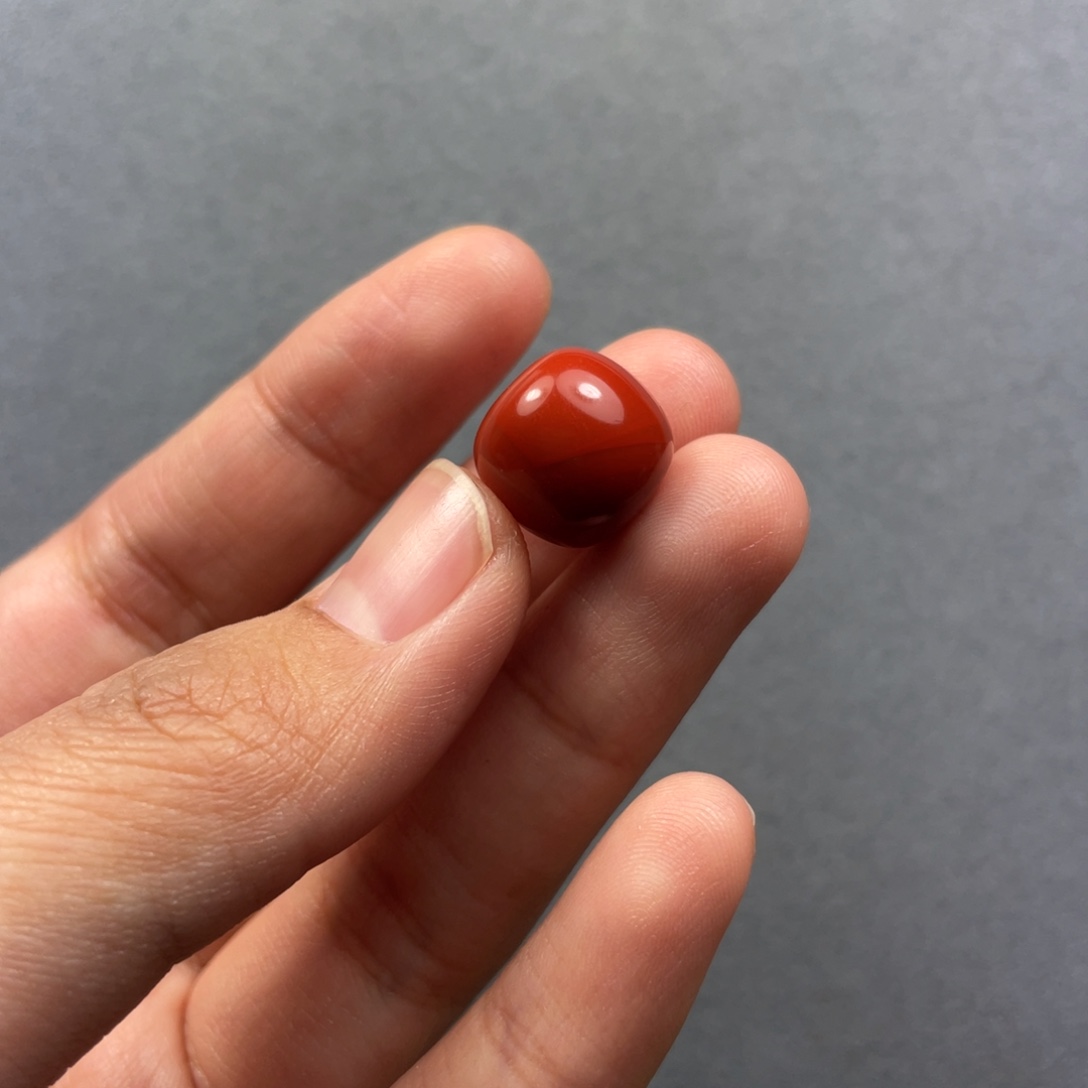 梦***兔南红玛瑙未镶嵌配饰12.5mm