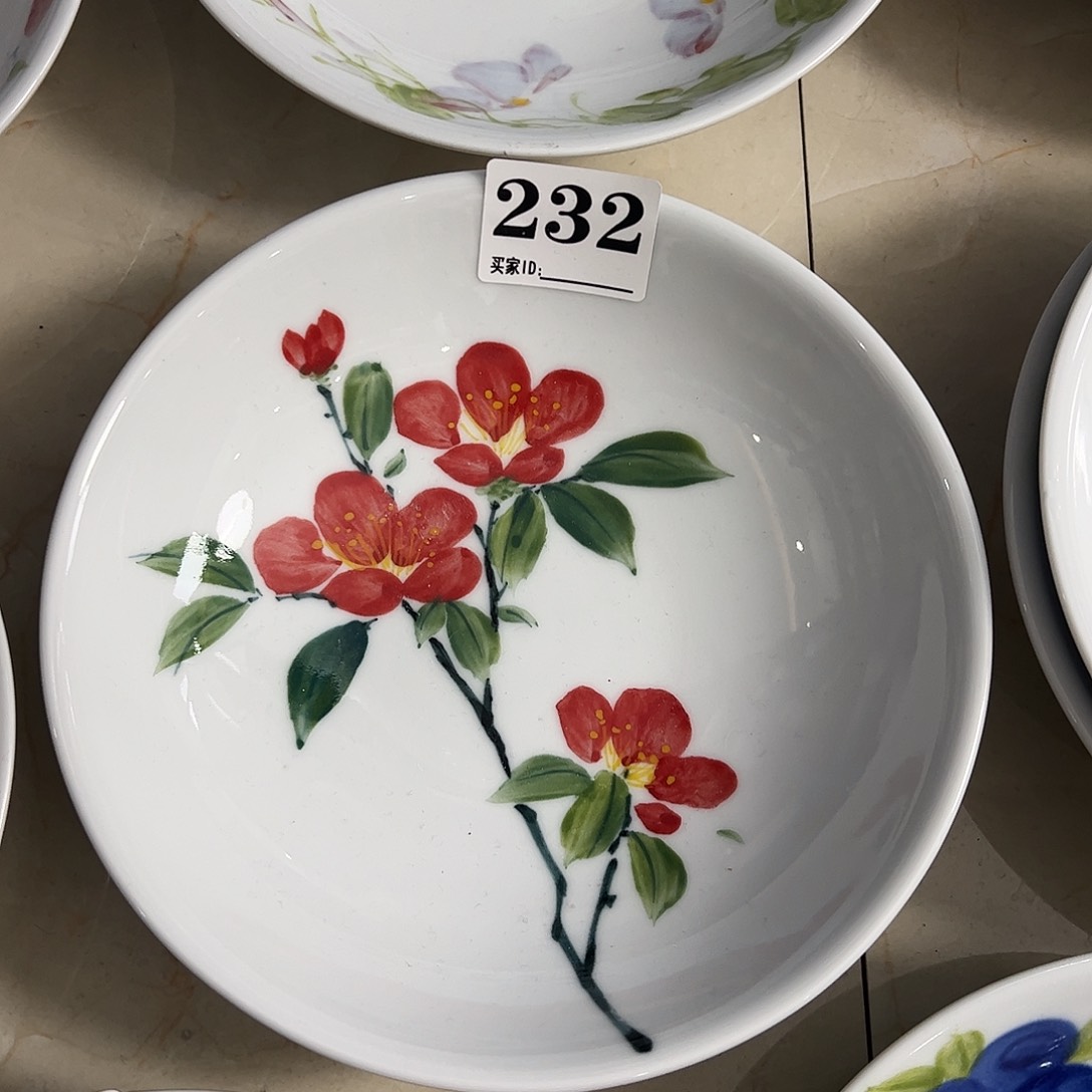 瓷片景德镇陶瓷手工手绘制作