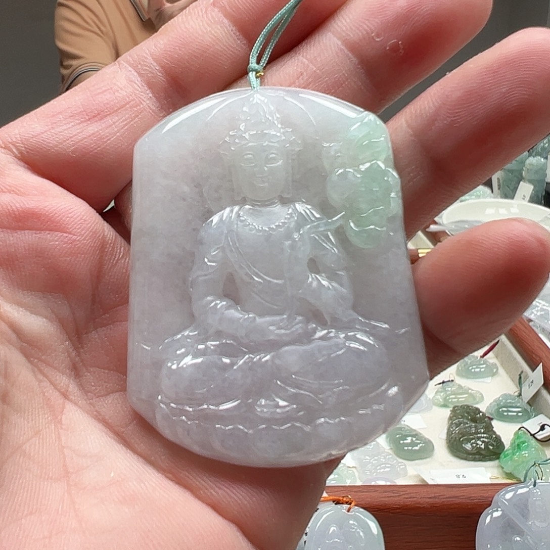 颈饰未镶嵌翡翠天然翡翠