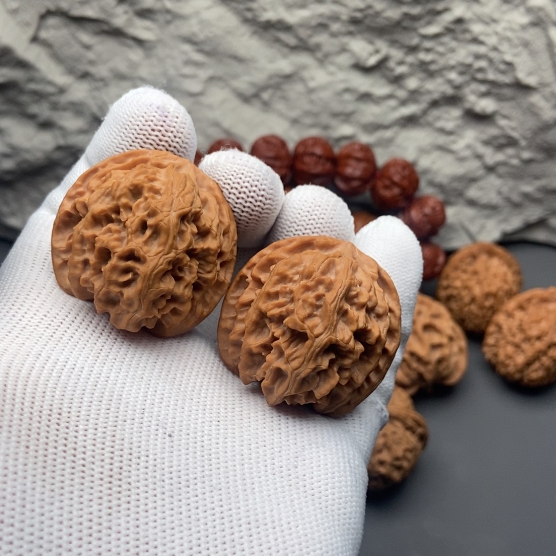 吊坠文玩核桃39苹果园