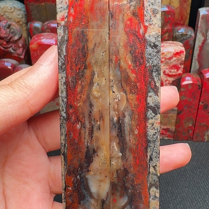 昌化石印石精品昌化鸡血石