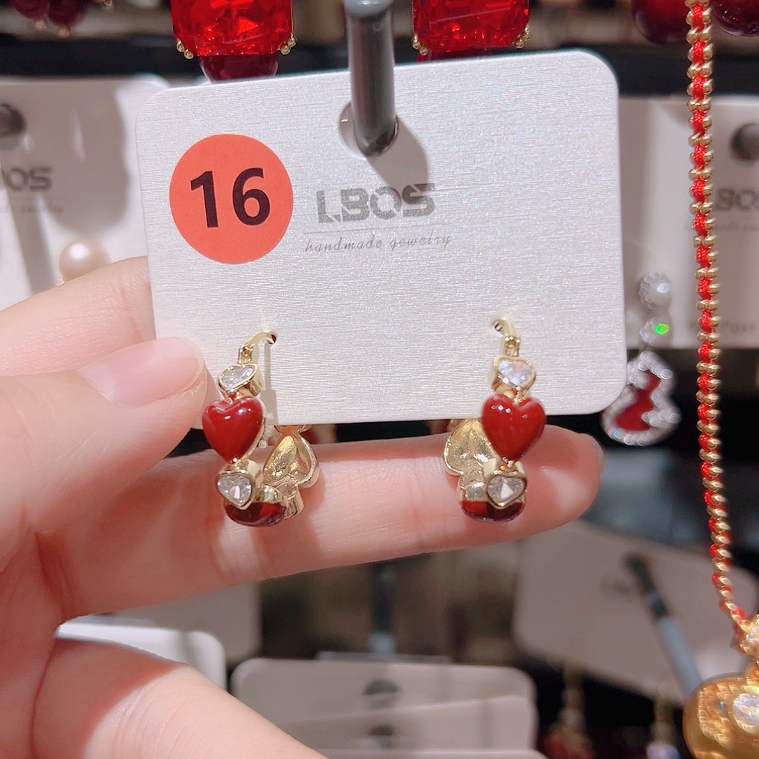 锆石纯铜合金耳环的