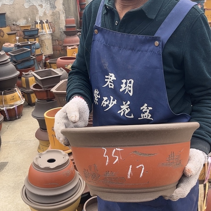 紫砂紫砂花盆是指利用