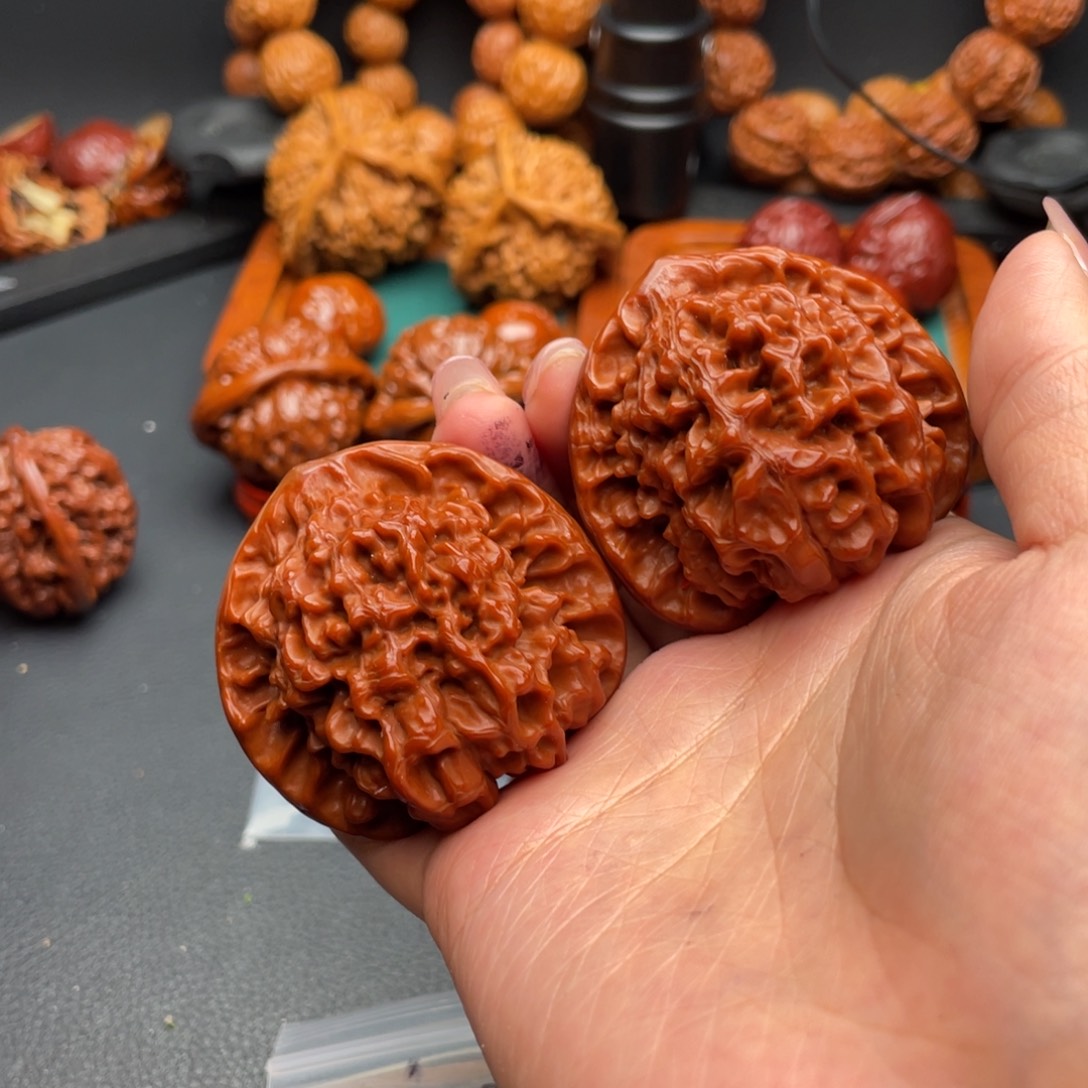 文玩核桃把件官帽