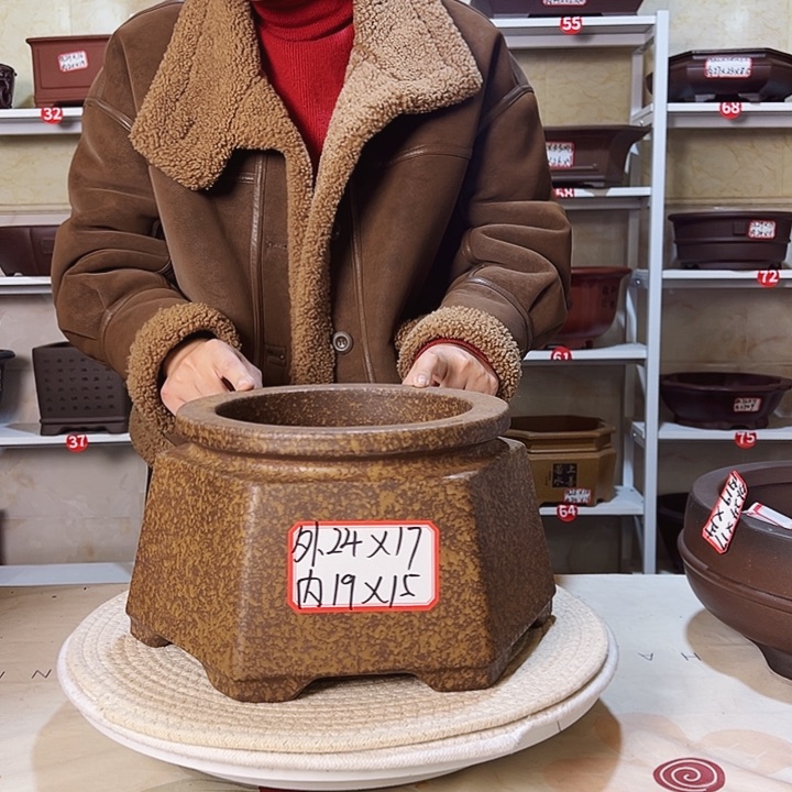 紫砂花盆紫砂花盆