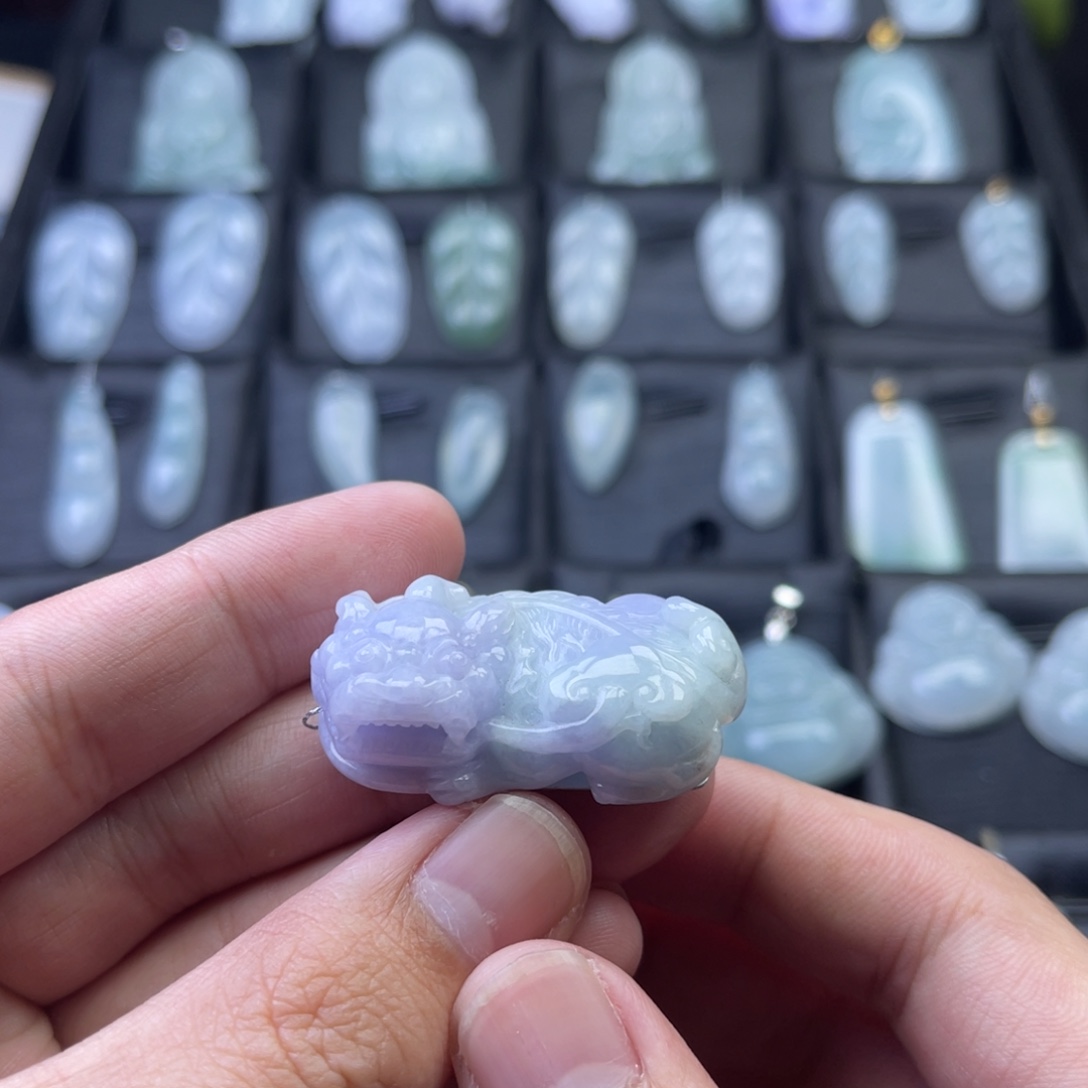 翡翠未镶嵌颈饰116
