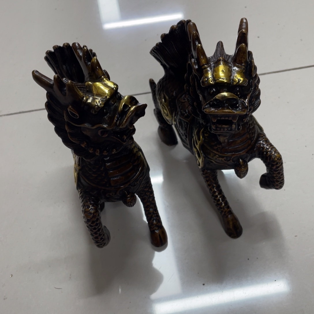 云***鹤铜摆件工艺品摆件