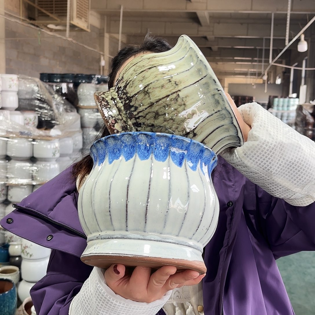 正品两个高18/20红陶